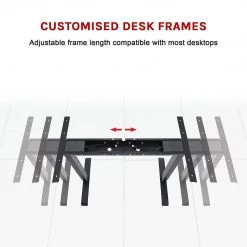 Palermo Standing Desk Sit Stand Height Adjustable Motorised Frame Only Dual Motor Furniture