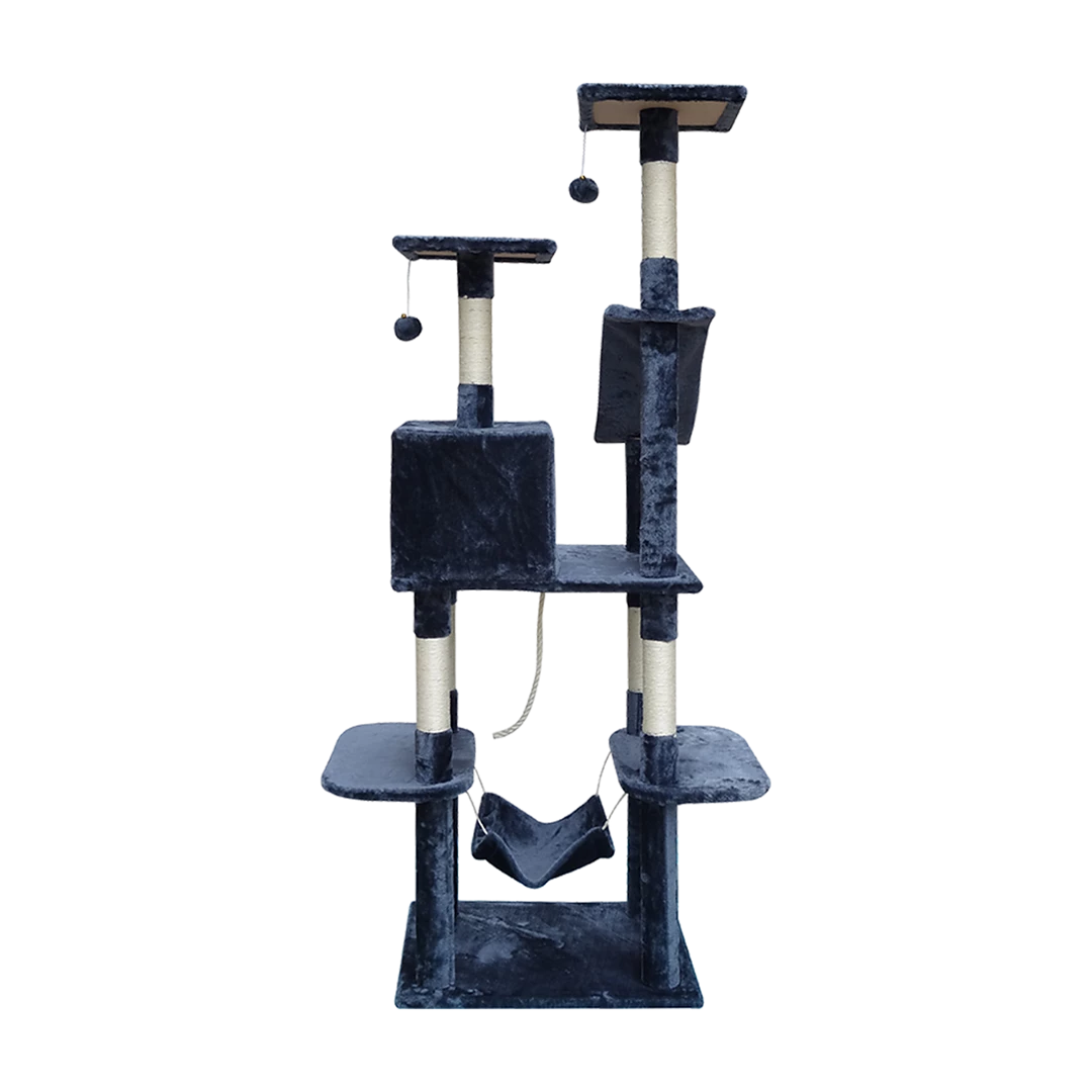 Randy & Travis Machinery 171cm Cat Tree Trees Scratching Post Scratcher Tower Condo House - Grey