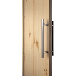 Randy & Travis Machinery DIY & Renovation Round 300mm Push Pull Stainless Steel Door Handle Entrance Entry Shower Glass