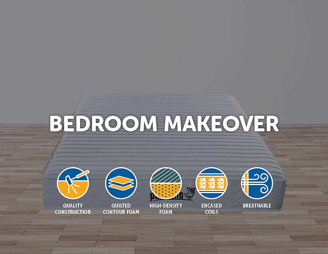 Palermo Furniture Contour Encased Coil King Mattress - CertiPUR-US Certified Foam