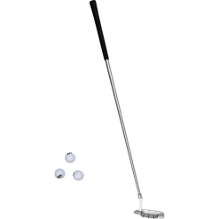 Randy & Travis Machinery Home & Lifestyle Indoor Practice Putting Green 2.5m Mat Inclined Ball Return Fake Grass 2 Holes