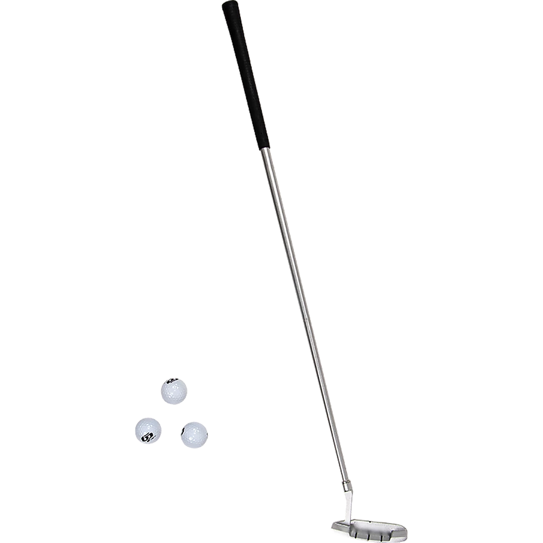 Randy & Travis Machinery Home & Lifestyle Indoor Practice Putting Green 2.5m Mat Inclined Ball Return Fake Grass 2 Holes