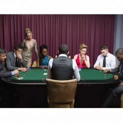 Randy & Travis Machinery Games & Hobbies 185cm 8 Player Folding Poker Blackjack Table With Cup Holder