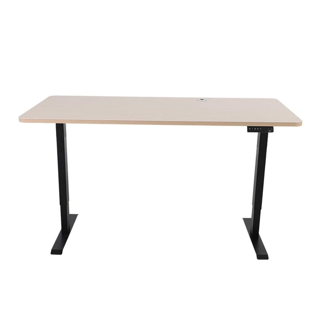 Furniture Palermo Standing Desk Sit Stand Height Adjustable Motorised 160cm Table Dual Motor