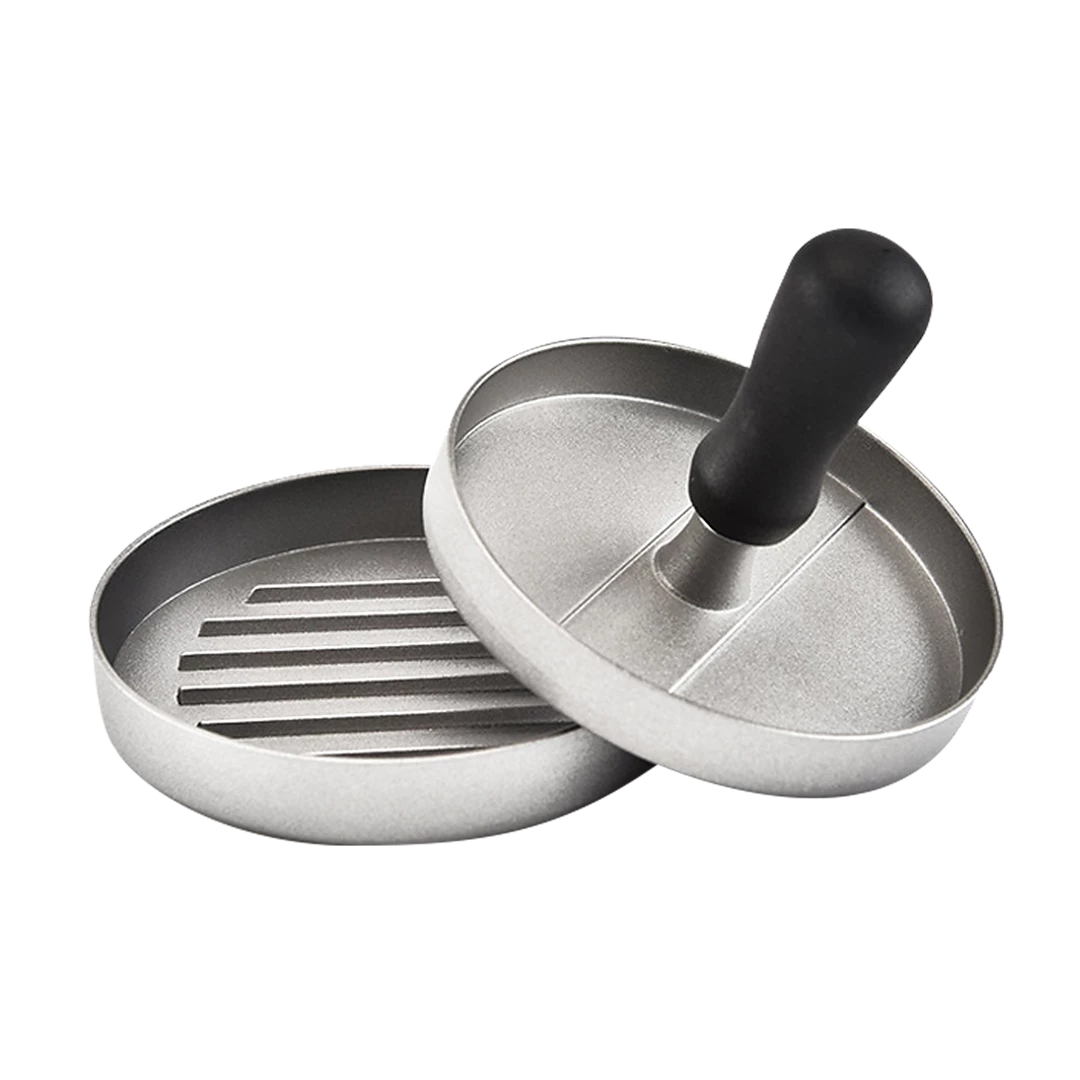 FactoryFast.com.au Home & Lifestyle Large Round Hamburger Patty Maker Grill Press Burger Metal Mold Cooking Tools