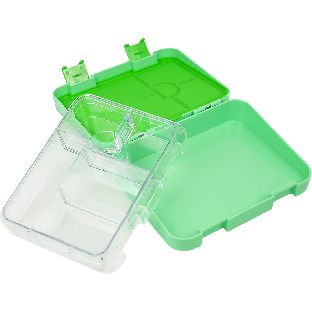 Randy & Travis Machinery Home & Lifestyle Bento Lunch Box Kids Leakproof Food Container School Picnic - Green