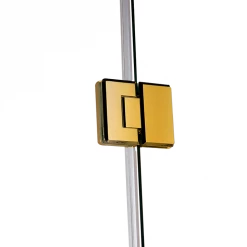 Della Francesca 100 X 200cm Wall To Wall Frameless Shower Screen In GOLD Hardware With ROUND Handle DIY & Renovation