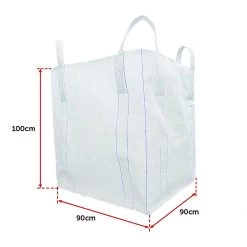 Randy & Travis Machinery Outdoor & Leisure 4 X 1 Tonne FIBC Polypropylene UV Rated Builder / Bulk / Landscape Bags