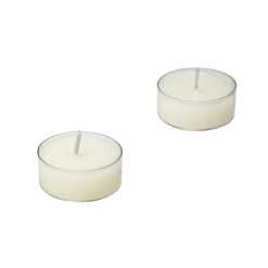 Randy & Travis Machinery Bulk Buy Unscented SOY WAX Tealights, Soy Wax Tealight Candles - (100pc Per Set) Home & Lifestyle