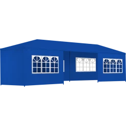 Bariloche 3x9m Wedding Outdoor Gazebo Marquee Tent Canopy Blue