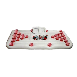 FactoryFast.com.au Big PVC Inflatable Beer Pong Raft Floating Pool Party Pong Game Table Lounge Toy Games & Hobbies