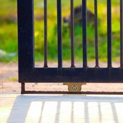 Randy & Travis Machinery Sliding Gate Hardware Accessories Kit - 6m Track, Wheels, Stopper, Roller Guide DIY & Renovation