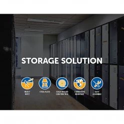 Salvatore Angelotti Furniture Grey 12-Door Locker For Office Gym Shed School Home Storage - Standard Lock With 2 Keys