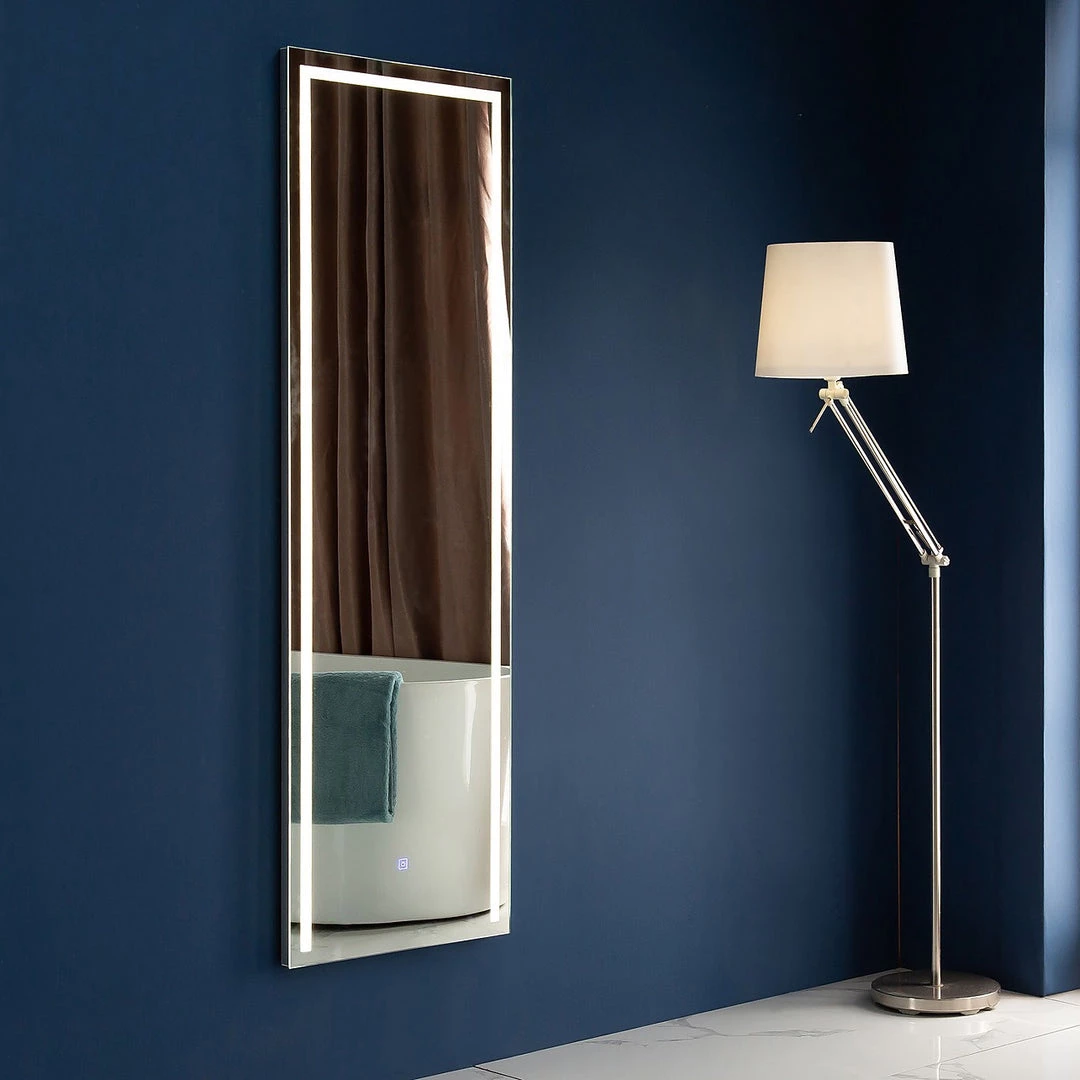 Della Francesca Home & Lifestyle LED Full Length Mirror Standing Floor Makeup Wall Light Mirror 1.6M