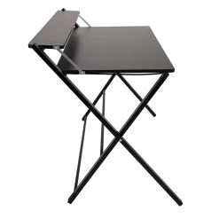 Randy & Travis Machinery Folding Desk With Shelf Computer Laptop PC Table Side Home Office Furniture