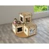 Randy & Travis Machinery Cat Cardboard House Tree Tower Condo Scratcher Pet Post Pad Mat Furniture