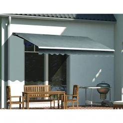 Bariloche 4.0 X 3.0m Outdoor Folding Arm Retractable Sunshade Awning