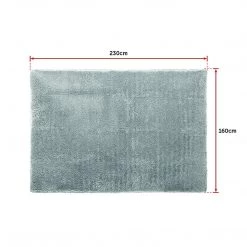 Randy & Travis Machinery Furniture 230x160cm Floor Rugs Large Shaggy Rug Area Carpet Bedroom Living Room Mat Grey
