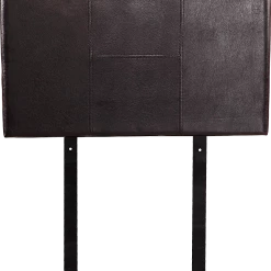 Palermo Single Brown PU Leather Bed Headboard Bedhead Furniture
