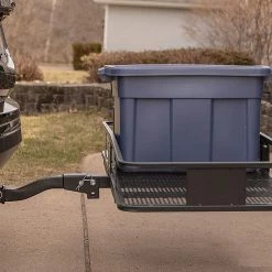Randy & Travis Machinery Car Luggage Basket Trailer Hitch Cargo Carrier