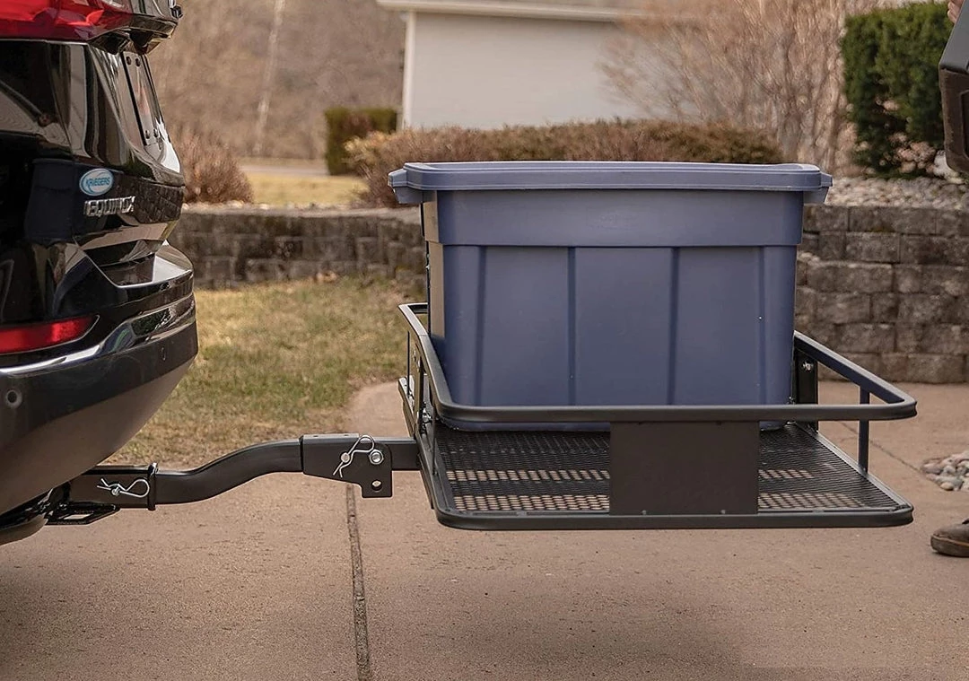 Randy & Travis Machinery Car Luggage Basket Trailer Hitch Cargo Carrier
