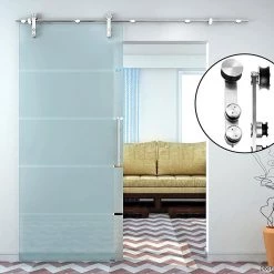 Randy & Travis Machinery Sliding Barn Door Hardware Stainless Steel DIY & Renovation