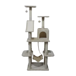 Randy & Travis Machinery 171cm Cat Tree Trees Scratching Post Scratcher Tower Condo House - Beige