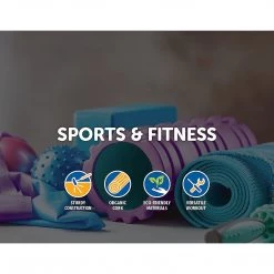 Randy & Travis Machinery Yoga Pilates Wheel Cork Circle Prop Back Chest Hips Abdomen Stretch Roller Sports & Fitness