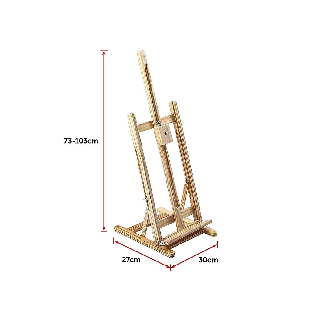 Randy & Travis Machinery Games & Hobbies Tabletop Easel Wood Studio H-Frame Artist Art Display Painting Shop Tripod Stand Wedding