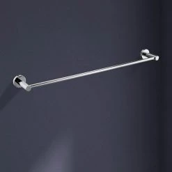 Della Francesca Classic Chrome Towel Bar Rail Bathroom