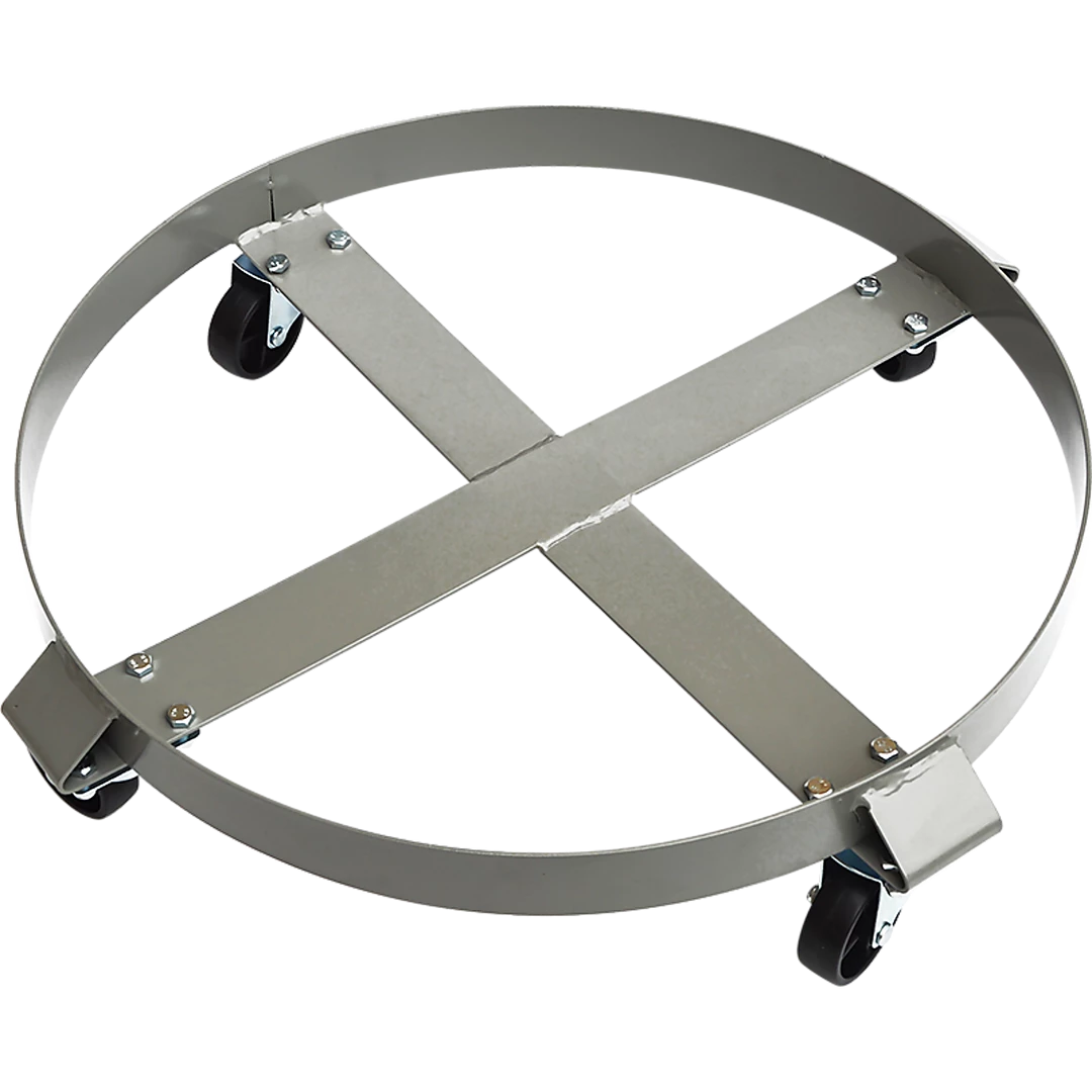 Randy & Travis Machinery Drum Dolly 450kg 55 Gallon W Swivel Casters Heavy Duty Steel Frame Non Tipping DIY & Renovation