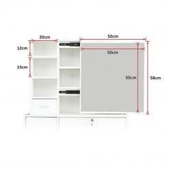 Palermo Dressing Table Stool Mirror Jewellery Cabinet Makeup Storage Drawer White Furniture