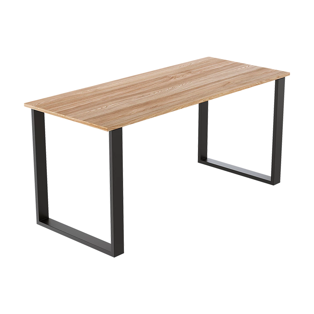 Della Francesca Furniture Square-Shaped Table Bench Desk Legs Retro Industrial Design Fully Welded - Black