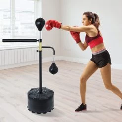 Randy & Travis Machinery Sports & Fitness Free Standing Punching Bag Speedball Boxing Reflex Training Target Dummy Gym