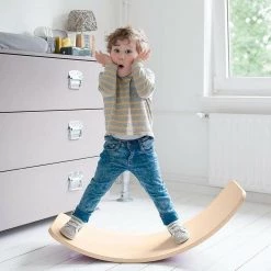 Randy & Travis Machinery Games & Hobbies Balance Board Beam Seesaw Wooden Child Kids Adult Yoga