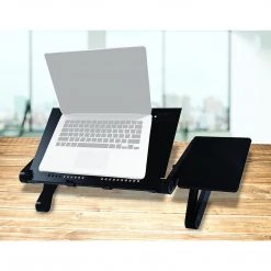 Randy & Travis Machinery Furniture Aluminium Alloy Folding Laptop Computer Stand Desk Table Tray On Bed Mouse