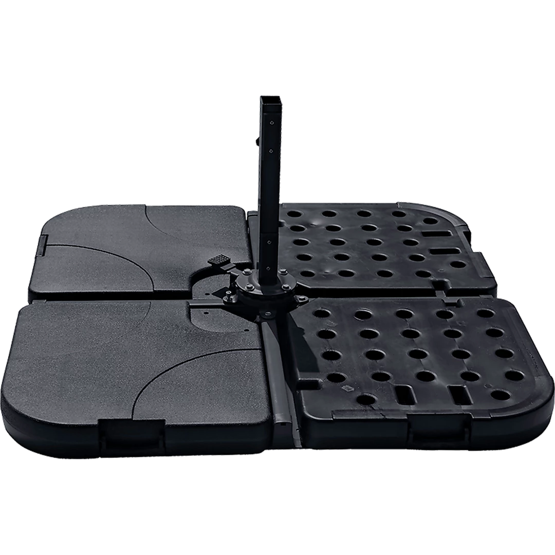 Randy & Travis Machinery Outdoor Patio 4-Piece Cantilever Offset 3M Umbrella Base Stand Weight Water Sand