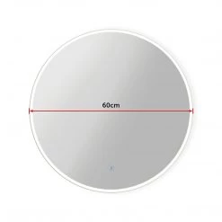 Della Francesca 60cm LED Wall Mirror Bathroom Mirrors Light Decor Round