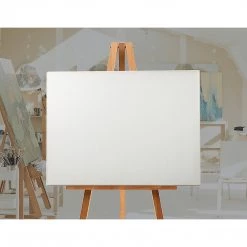 Randy & Travis Machinery 5 Pack Of 50x60cm Artist Blank Stretched Canvas Canvases Art Large White Range Oil Acrylic Wood Games & Hobbies