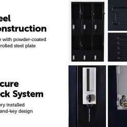 Salvatore Angelotti Furniture Twelve-Door Office Gym Shed Storage Locker