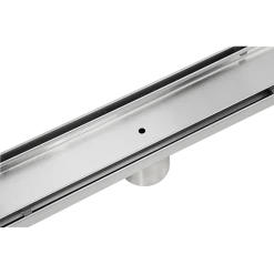 Della Francesca DIY & Renovation 80cm Tile Insert Stainless Steel Grate Drain W/Centre Outlet Floor Waste