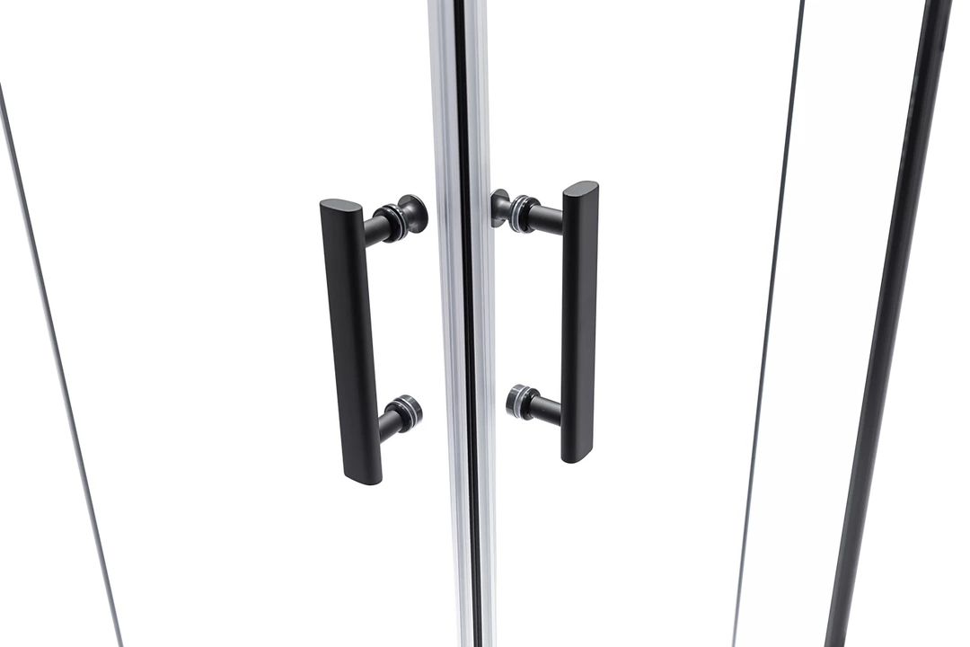 Della Francesca DIY & Renovation 800 X 1200mm Sliding Door Nano Safety Glass Shower Screen In Black