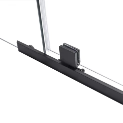 Della Francesca 1000 X 700 X 1900mm Framed Safety Glass Pivot Door Shower Screen In Black DIY & Renovation