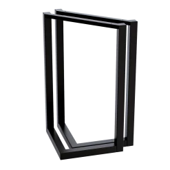 Randy & Travis Machinery V Shaped Table Bench Desk Legs Retro Industrial Design Fully Welded - Black Furniture