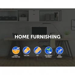 Randy & Travis Machinery Wood Computer Desk PC Laptop Table Gaming Desk Home Office Study Furniture