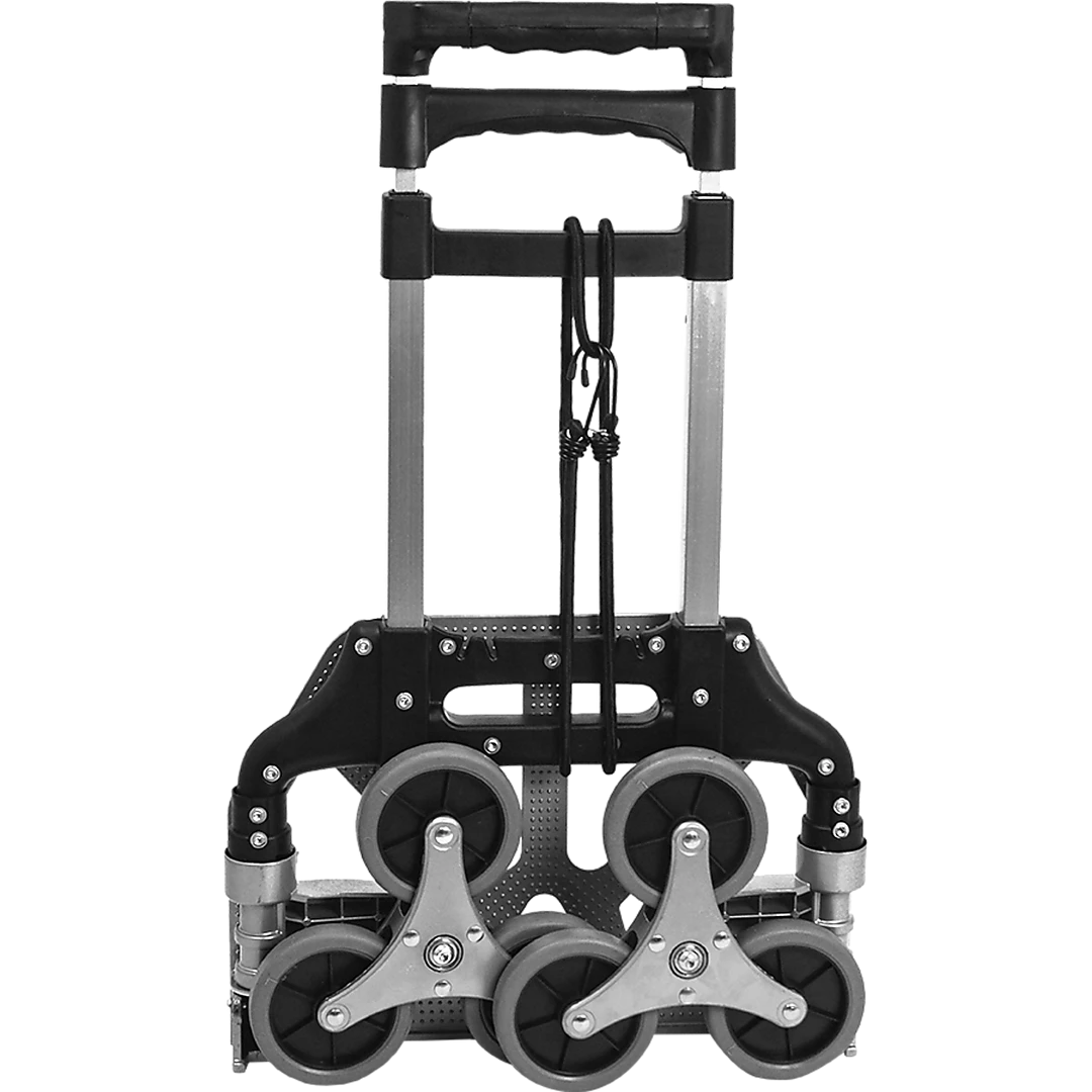 Randy & Travis Machinery Stair Climbing Trolley 6 Wheels Aluminium Folding Hand Cart Climb Steps DIY & Renovation