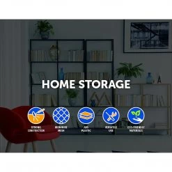 Randy & Travis Machinery 12 Cube Wire Grid Organiser Bookcase Storage Cabinet Wardrobe Closet Black Furniture