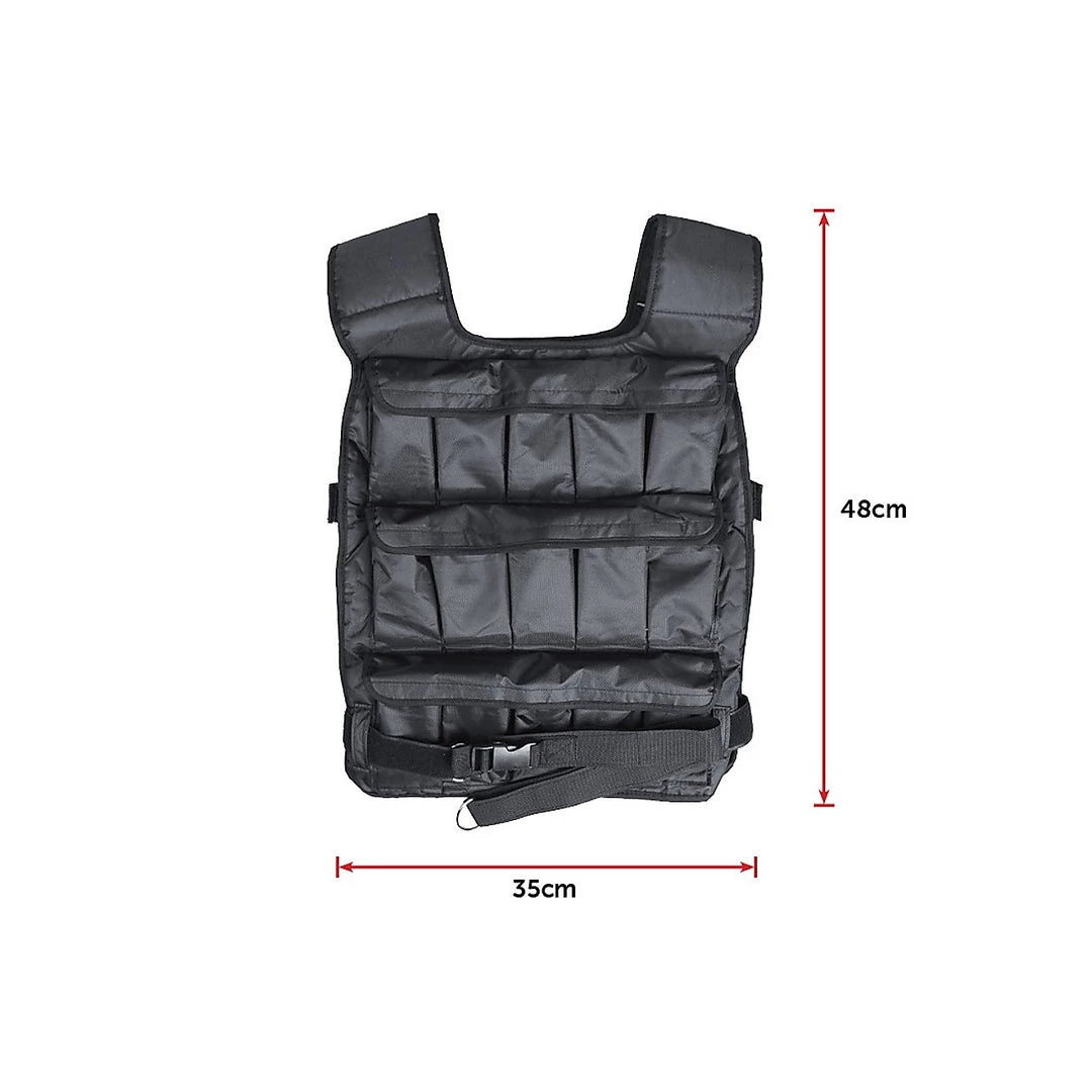 Randy & Travis Machinery 20kg Adjustable Weighted Training Vest Sports & Fitness