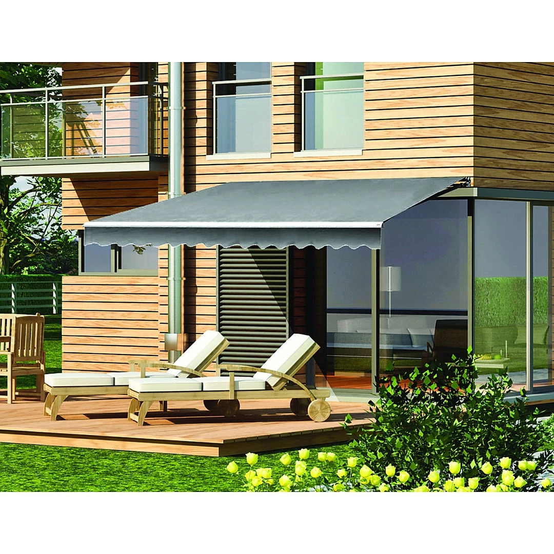 Bariloche 3.5 X 2.5m Automatic Outdoor Motorised Folding Arm Awning DIY & Renovation