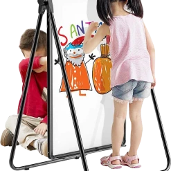 Randy & Travis Machinery Furniture 60 X 90cm Magnetic Whiteboard Double-Sided Writing Dry Erase Adjustable Stand